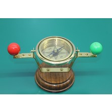 Subutu Masa Üstü Pirinç Filika Pusulası