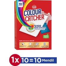 K2r Renk Koruyucu Mendil - 10'lu Paket, 10 Yıkama Kapasitesi, Tüm Renkler İçin, Kokusuz, Parlaklık Koruma ve Derinlemesine Temizlik Özelliği