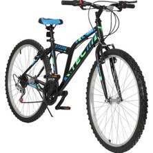 Belderia Tec Strong 24" Jant 21 Vites V-Fren Siyah-Mavi Dağ Bisikleti