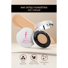 Flormar K-Spirit Cover Up Yüksek Kapatıcı Uzun Süre Kalıcı Yarı Mat Cushion Fondöten - 002 Cream