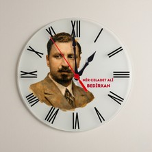 Zerya Saeta Celadet Bedirxan - Celadet Ali Bedirhan Resimli Roma Rakamlı Duvar Saati