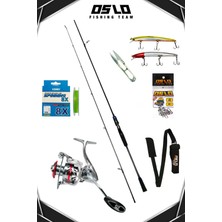 Oslo Prime 4000 Oslo Legend 240CM 7-40GR 8 Örgü Spin Olta Seti