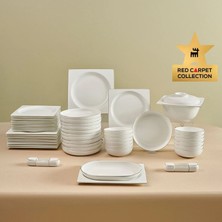 Karaca Red Carpet Collection Fine Pearl Extra Nish 58 Parça 12 Kişilik Yemek Takımı Platin