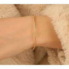 ÇGK KUYUMCULUK 14 Ayar Şık Esnek Model Bileklik CGKBLK0375