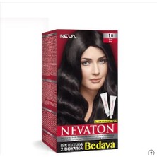 Nevaton 1.0 Siyah Kalıcı Krem Saç Boyası