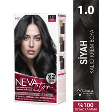 Nevaton 1.0 Siyah Kalıcı Krem Saç Boyası