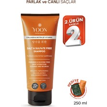 Yoon Sülfatsız ve Tuzsuz Şampuan, Kolajen, Biotin B7 İçerikli Parabensiz, Nemlendirici Vegan Şampuan 250ml