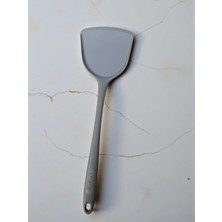 Elfnur Yanmaz Yapışmaz Silikon Yumurta ve Krep Spatulası - 32 cm