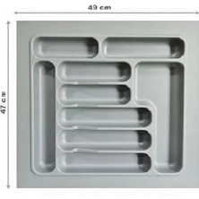Lider Çekmece İçi Kaşıklık 47X49 Gri