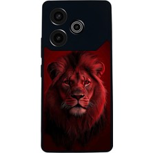 Tecno Pova 6 Uyumlu Aslan Tasarımlı Glossy Premium Kılıf