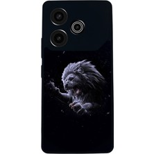 BG AKSESUAR Tecno Pova 6 Uyumlu Aslan Tasarımlı Glossy Premium Kılıf