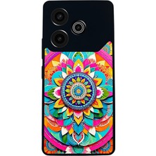 BG AKSESUAR Tecno Pova 6 Uyumlu Mandala Tasarımlı Glossy Premium Kılıf