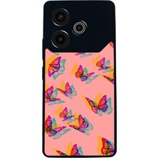 BG AKSESUAR Tecno Pova 6 Uyumlu Kelebek Tasarımlı Glossy Premium Kılıf