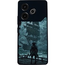 BG AKSESUAR Tecno Pova 6 Uyumlu Korsan Tasarımlı Glossy Premium Kılıf