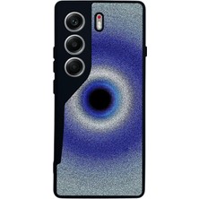 BG AKSESUAR Tecno Camon 40 Uyumlu Nazar Tasarımlı Glossy Premium Kılıf