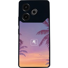 BG AKSESUAR Tecno Pova 6 Uyumlu Gta Tasarımlı Glossy Premium Kılıf