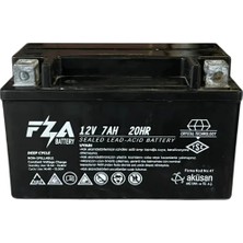 Fza 12 V 7 Ah Yatık Motor Aküsü ( YTX7A-BS )