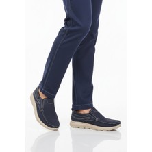 Ayakmod Premium Lacivert Nubuk Hakiki Deri Anatomik Erkek Casual Ayakkabı 2406 M
