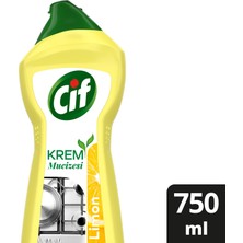 Cif Krem Mucize Yüzey Temizleyici Limon 750 ml