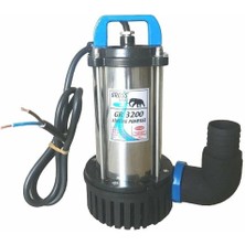 Gross 24 Volt Sintine Dalgıç Krom Pompası GR3200 Süt Mazot Yağ Su