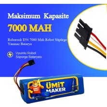 Ümit Maker Roborock E54 7000 Mah Robot Süpürge Yanmaz Batarya – 14.4V Li-Ion Güç Kaynağı | Geniş Alanlarda Etkili Temizlik!