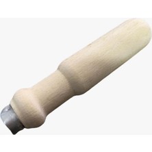 Fatih Bahçe Eğe Sapı Ağaç Metal Bilezikli Büyük Boy 127 mm x 27 mm