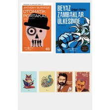 Dara Yayınları Çok Okunan Romanlar - Otomatik Portakal Kitabı - Beyaz Zambaklar Ülkesinde Romanı (4 Not Defterli)