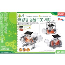 Academy 18115 Güneş Enerjisi ile Çalışan Hayvanlar Robot Kiti, Plastik Model Kiti