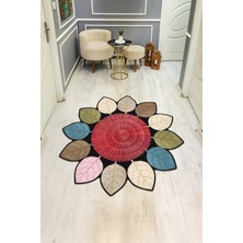 Dolce Mariee Dijital Baskı Modern Kaymaz Taban Halı H0392