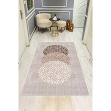 Dolce Mariee Modern Desenli Dijital Baskı Kaymaz Taban Halı H0139