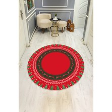 Dolce Mariee Dijital Baskı Modern Kaymaz Taban Halı H0324