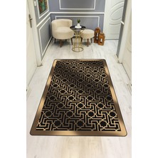 Dolce Mariee Modern Desenli Dijital Baskı Kaymaz Taban Halı H0118