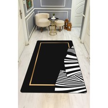 Dolce Mariee Modern Desenli Dijital Baskı Kaymaz Taban Halı H0122