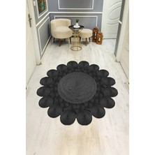 Dolce Mariee Dijital Baskı Modern Kaymaz Taban Halı H0382