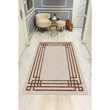 Dolce Mariee Modern Desenli Dijital Baskı Kaymaz Taban Halı H0135