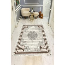 Dolce Mariee Modern Desenli Dijital Baskı Kaymaz Taban Halı H0159