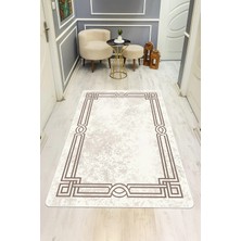 Dolce Mariee Modern Desenli Dijital Baskı Kaymaz Taban Halı H0110