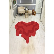 Dolce Mariee Dijital Baskı Modern Kaymaz Taban Halı H0411