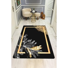 Dolce Mariee Modern Desenli Dijital Baskı Kaymaz Taban Halı H0193