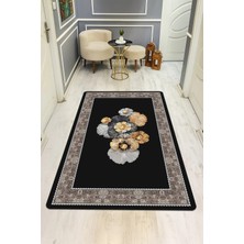 Dolce Mariee Modern Desenli Dijital Baskı Kaymaz Taban Halı H0174