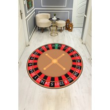 Dolce Mariee Dijital Baskı Modern Kaymaz Taban Halı H0383