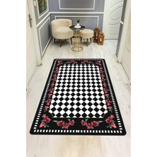 Dolce Mariee Modern Desenli Dijital Baskı Kaymaz Taban Halı H0151
