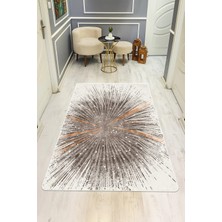 Dolce Mariee Modern Desenli Dijital Baskı Kaymaz Taban Halı H0216