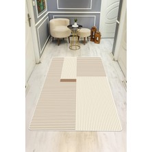 Dolce Mariee Modern Desenli Dijital Baskı Kaymaz Taban Halı H0233