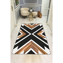 Dolce Mariee Modern Desenli Dijital Baskı Kaymaz Taban Halı H0157