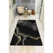 Dolce Mariee Modern Desenli Dijital Baskı Kaymaz Taban Halı H0145