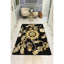 NEWORA Modern Desenli Dijital Baskı Kaymaz Taban Halı H0199