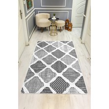Dolce Mariee Modern Desenli Dijital Baskı Kaymaz Taban Halı H0237