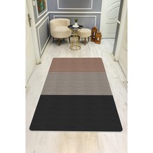 NEWORA Modern Desenli Dijital Baskı Kaymaz Taban Halı H0203