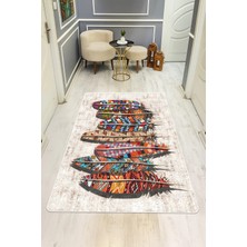 Dolce Mariee Modern Desenli Dijital Baskı Kaymaz Taban Halı H0218